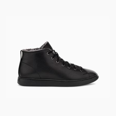 UGG Pismo High Cozy Black Sneakers for Men (VWLK72013)